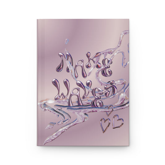 Make Waves Hardcover Journal