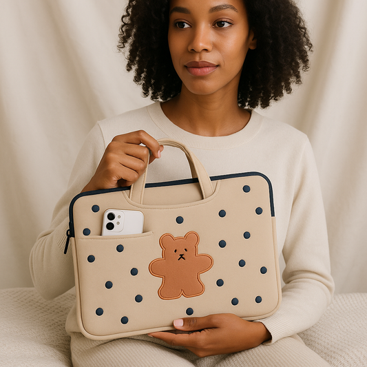 Teddy Biscuit Laptop Sleeve