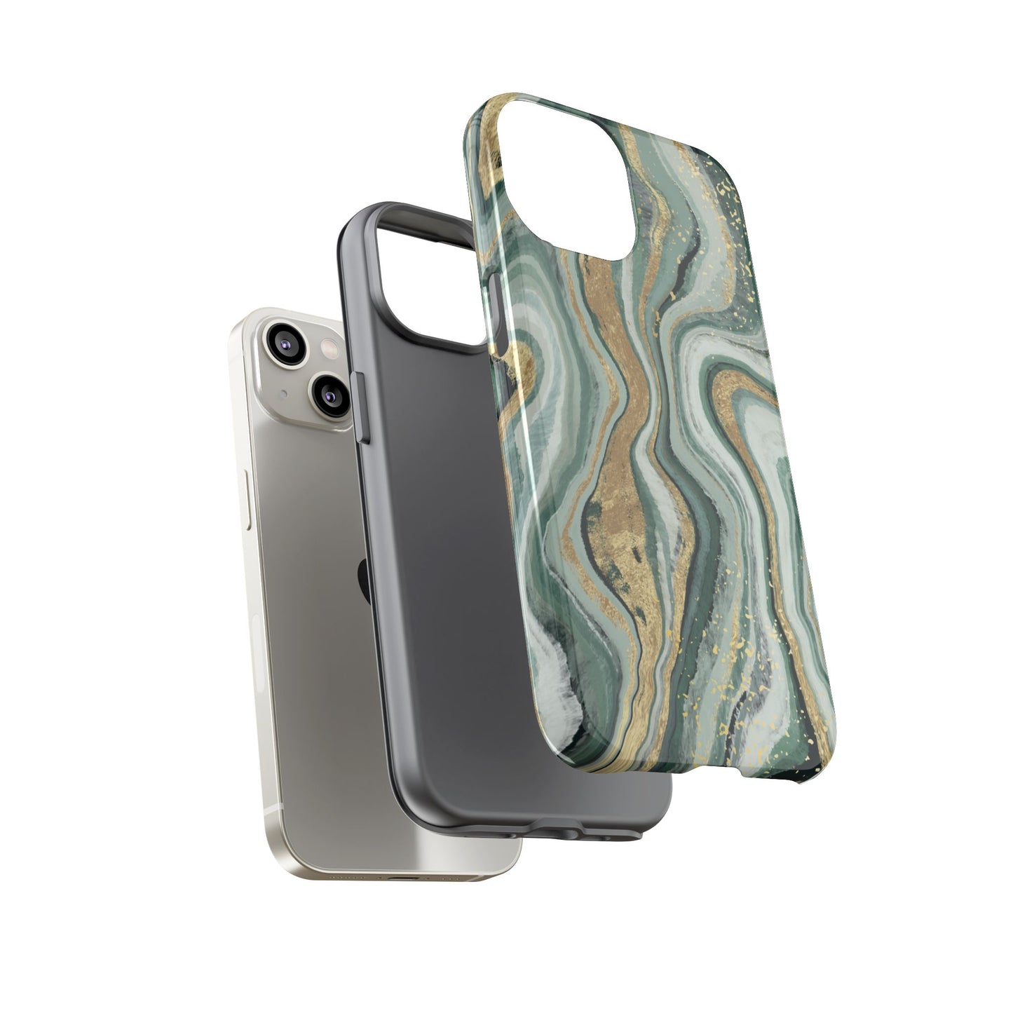 Elegant Phone Case - Marble Design, Stylish Phone Cover, Gifts for Her, Eco-Friendly Case, Holiday Gift Idea, Modern Decor