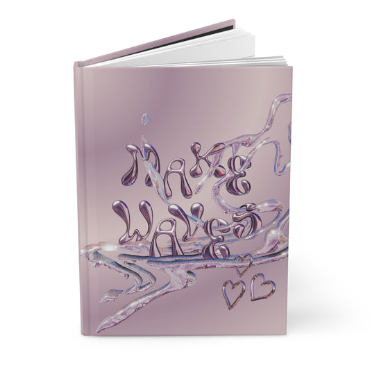 Make Waves Hardcover Journal