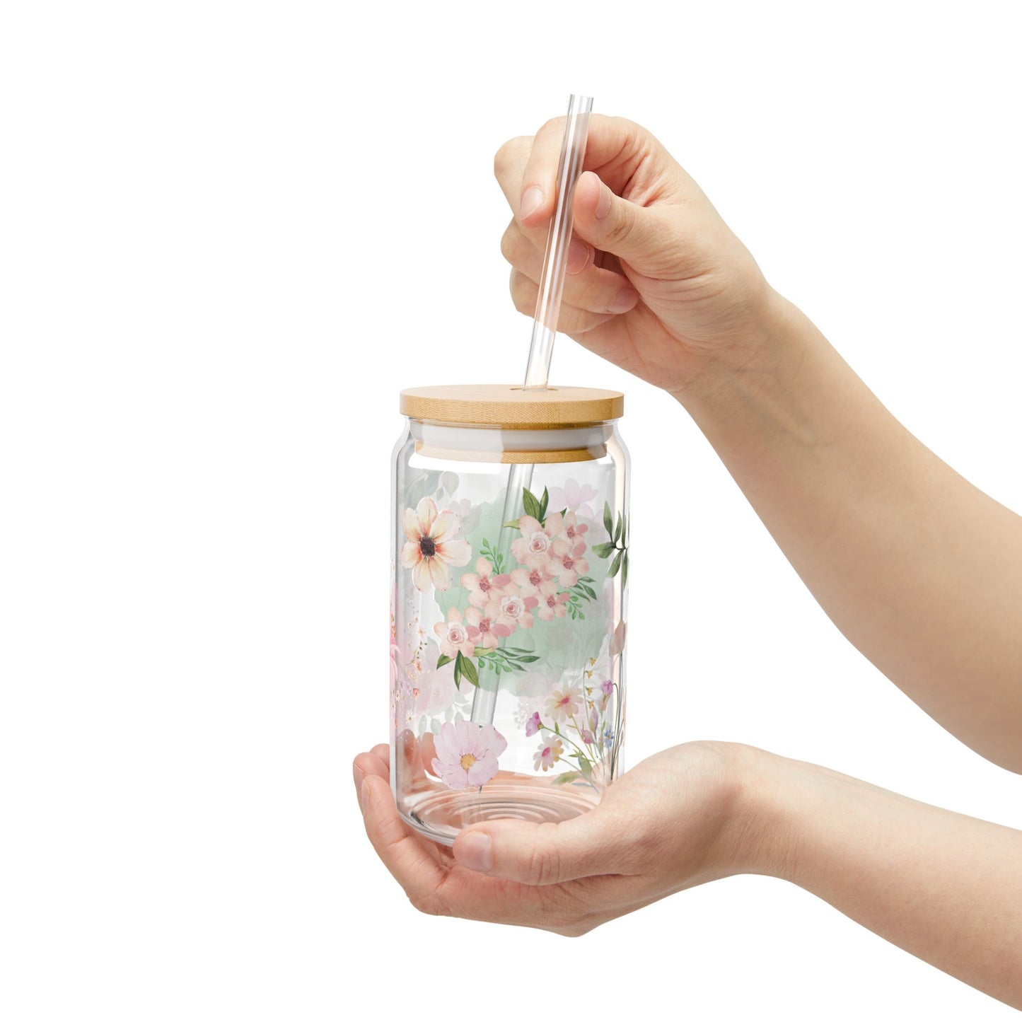 Primavera Floral Sipping Glass