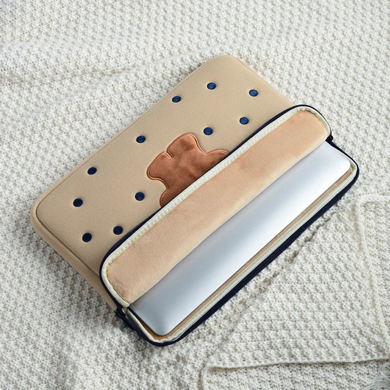 Teddy Biscuit Laptop Sleeve