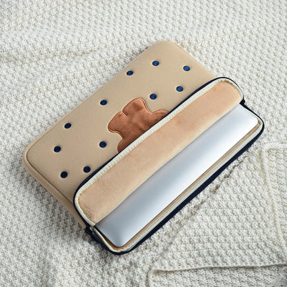 Teddy Biscuit Laptop Sleeve